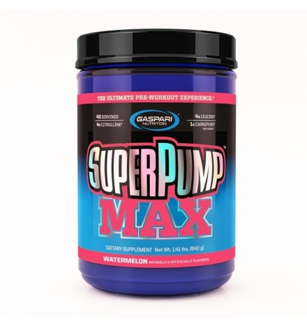 SuperPump MAX Gaspari Cyprus Nutrition Supplements