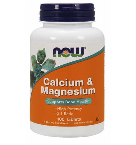 Now Foods Calcium & Magnesium 100 Tabs cyprus supplements
