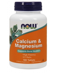 Now Foods Calcium & Magnesium 100 Tabs cyprus supplements
