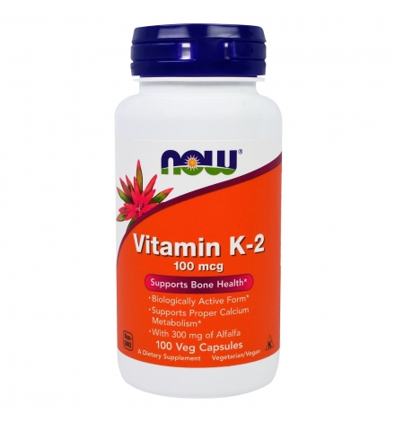 Now Foods Vitamin K-2 100mcg cyprus supplements