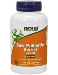 Now Foods Saw Palmetto Berries 550mg 100VCaps