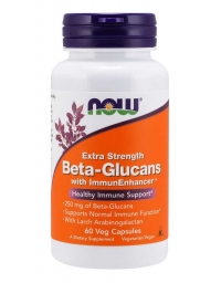 Now Foods Beta-Glucans with ImmunEnhancer™, Extra Strength 60 Veg Capsules