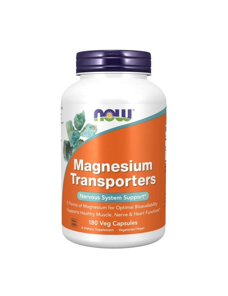Now Foods Magnesium Transporters 180 Veg Capsules