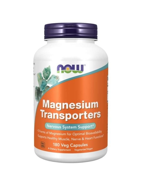 Now Foods Magnesium Transporters 180 Veg Capsules