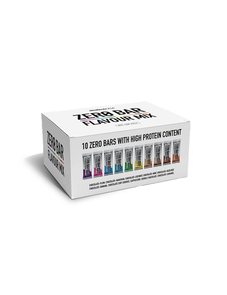 Biotech USA Kit Zero Bars With Native Whey Mix flavors 10 pieces