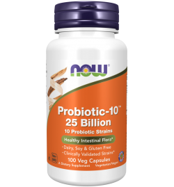 Now Foods Probiotic-10™ 25 Billion 100 Veg Capsules