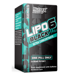 Nutrex Lipo 6 Black Hers Ultra Concentrate 60 Black Caps 2