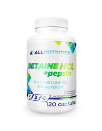 AllNutrition Betaine HCL + Pepsin 120 Capsules