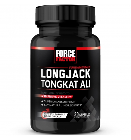Force Factor Longjack Tongkat Ali 500mg - 30 Capsules