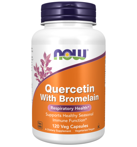 Now Foods Quercetin with Bromelain 120Veg Capsules