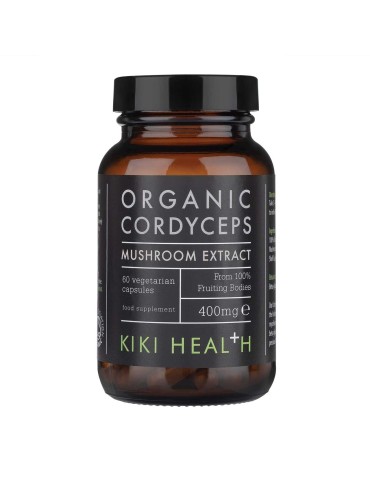 KIKI Health Cordyceps Extract Organic 400mg -60 VCaps