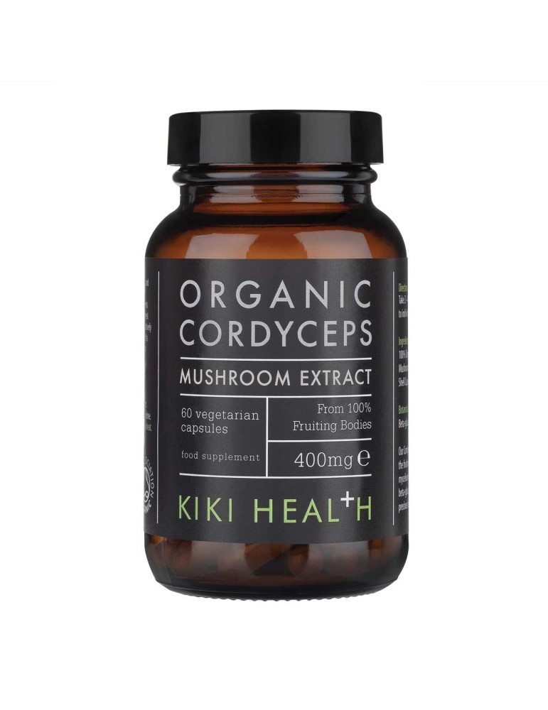 KIKI Health Cordyceps Extract Organic 400mg -60 VCaps