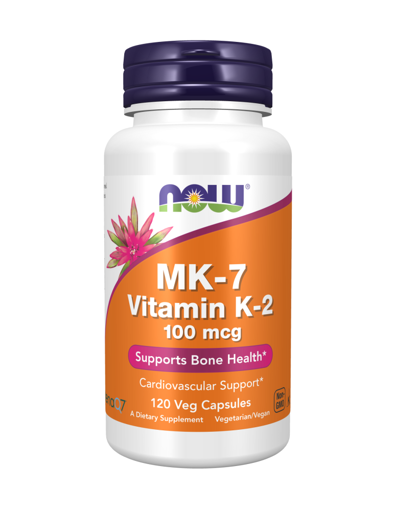Now Foods Vitamin K-2 MK-7 100mcg 120Veg Capsules