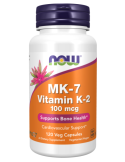 Now Foods Vitamin K-2 MK-7 100mcg 120Veg Capsules