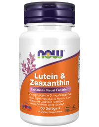 Now Foods Lutein & Zeaxanthin 60 Softgels