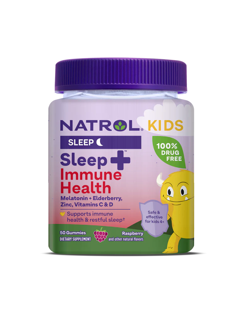 Kids Sleep+ Immune Health 50 Raspberry Gummies