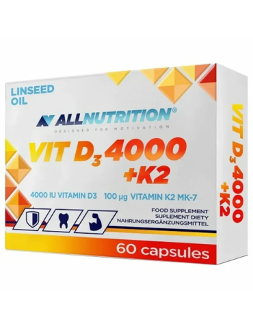 AllNutrıtıon Vıt D3 4000  +K2 60 Caps