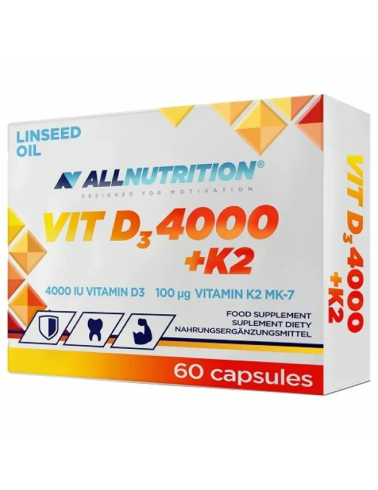 AllNutrıtıon Vıt D3 4000  +K2 60 Caps