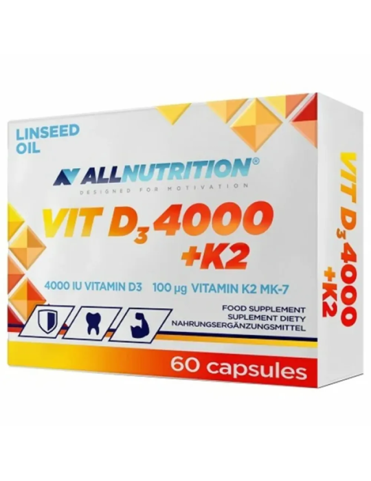 AllNutrıtıon Vıt D3 4000  +K2 60 Caps