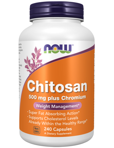 Now Foods Chitosan 500mg Plus Chromium 240Caps