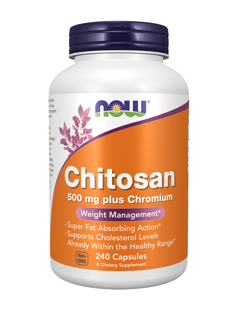 Now Foods Chitosan 500mg Plus Chromium 240Caps