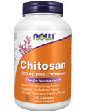 Now Foods Chitosan 500mg Plus Chromium 240Caps