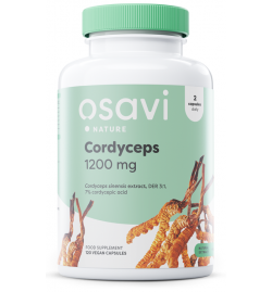 Osavi Cordyceps 1200mg - 120 Vegan Capsules