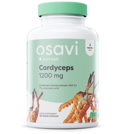 Osavi Cordyceps 1200mg - 120 Vegan Capsules
