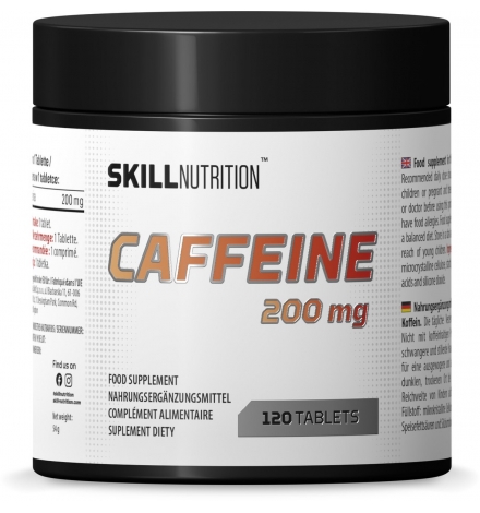 Skill Nutrition Caffeine 200mg - 120 Capsules