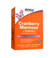 Now Foods Cranberry Mannose + Probiotics 24 Packets