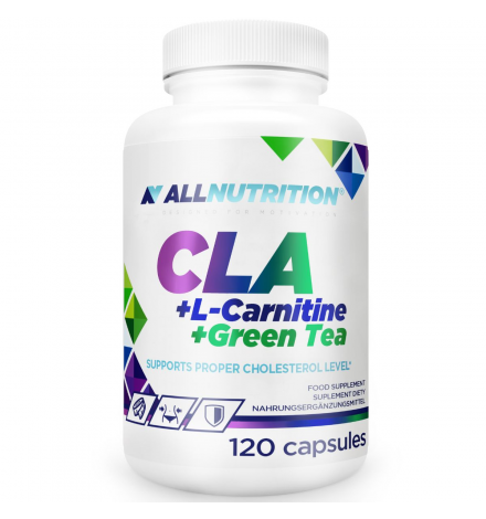 AllNutrition CLA + L-Carnitine + Green Tea 120Caps