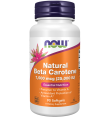 Now Foods Beta Carotene Natural 7,500 mcg - 90 Softgels