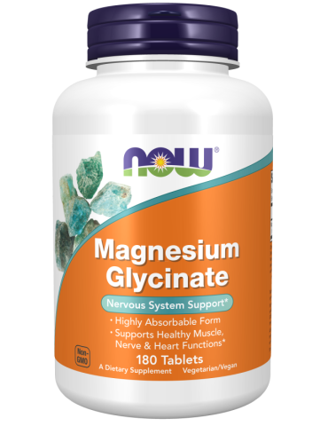 Now Foods Magnesium Glysinate - 180 Tablets