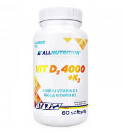 AllNutrıtıon Vıt D3 4000  +K2 60 Softgels