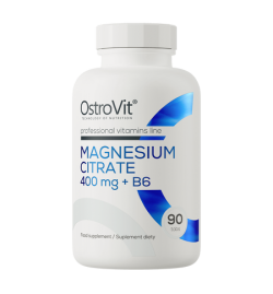 OstroVit Magnesium Citrate 400mg +B6 - 90 Tablets
