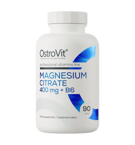 OstroVit Magnesium Citrate 400mg +B6 - 90 Tablets