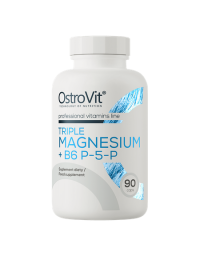 OstroVit Triple Magnesium + B6 P-5-P - 90 Capsules