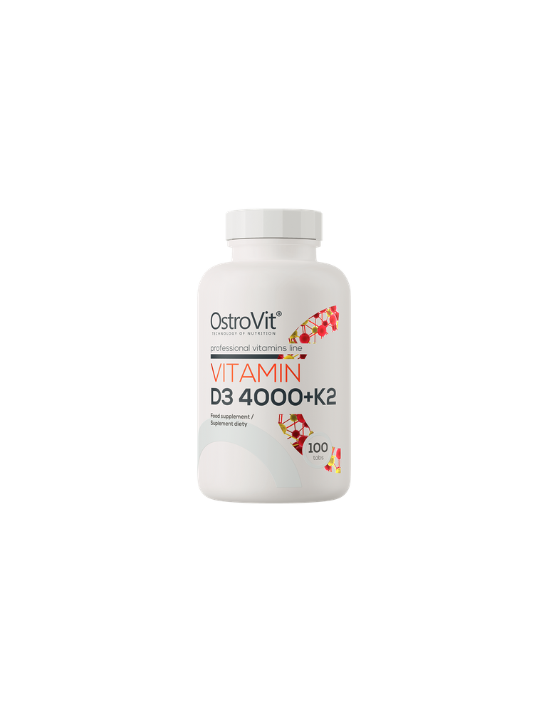 OstroVit Vitamin D3 + K2 - 100Tablets