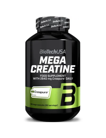 BioTech USA Mega Creatine 120Caps