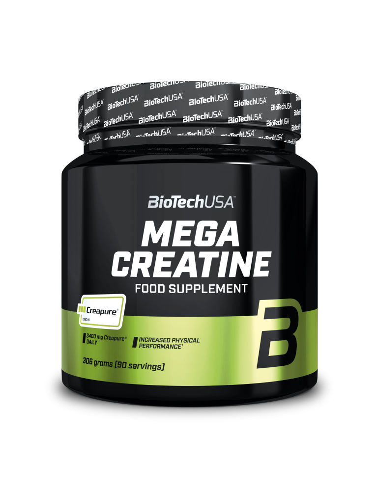 BioTech USA Mega Creatine Creapure 306g -  Unflavoured