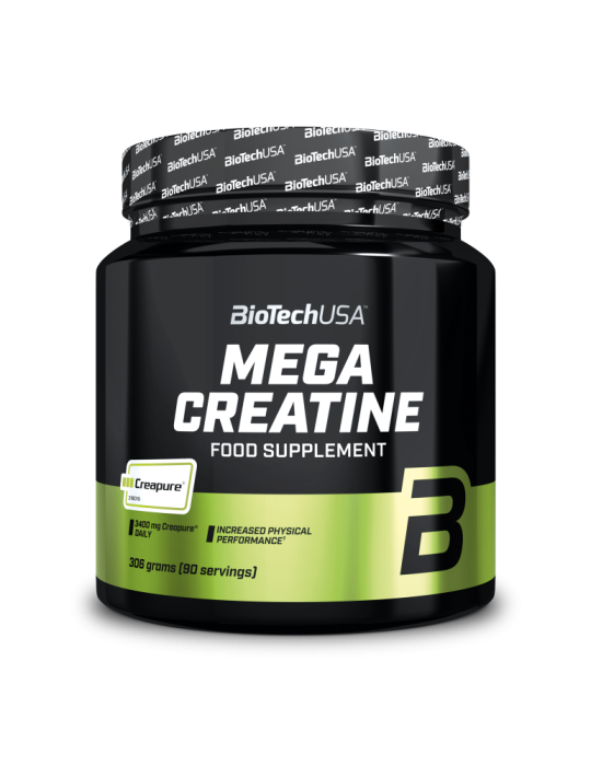 BioTech USA Mega Creatine Creapure 306g -  Unflavoured