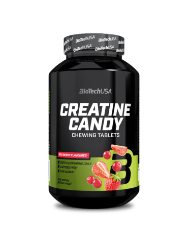 BioTech USA Creatine Candy 240 Chewing Tablets