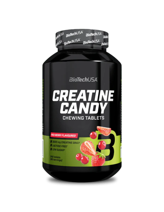 BioTech USA Creatine Candy 240 Chewing Tablets