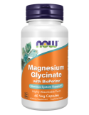 Now Foods Magnesium Glycinate with BioPerine®  60Veg Capsules