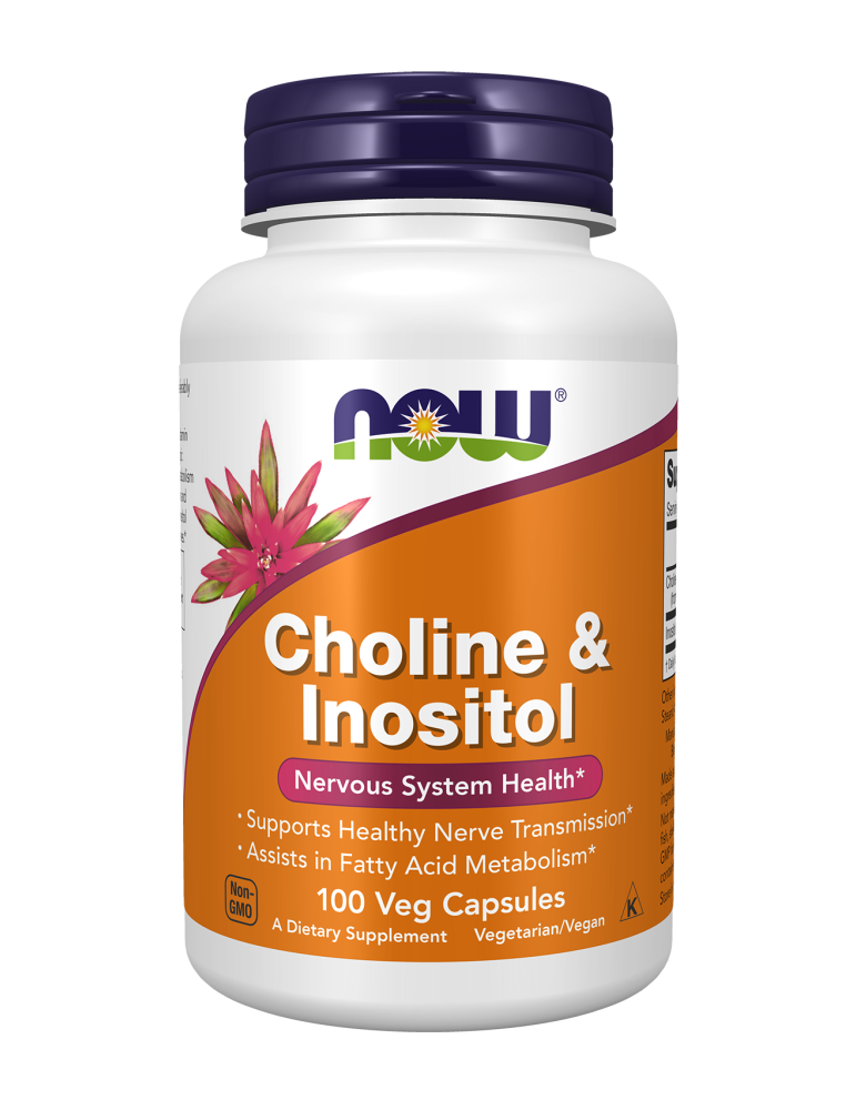 Now Foods Choline & Inositol - 100VCaps