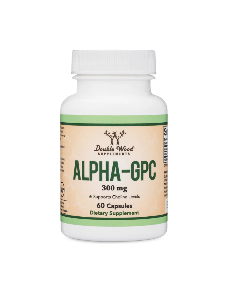 Double Wood Alpha GPC 300mg - 60 Caps