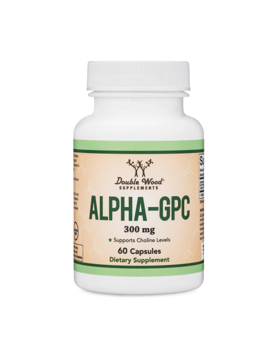Double Wood Alpha GPC 300mg - 60 Caps